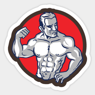 Fitness Guy Sticker
